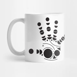 Geometric Hand Mug